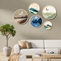Wallity Yats-23 Conjunto de 5 Cuadros Decorativos Multicolor